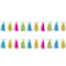 Beistle 8ft. Pink, Green, Turquoise & Yellow Tissue Tassel Garland, 2ct.